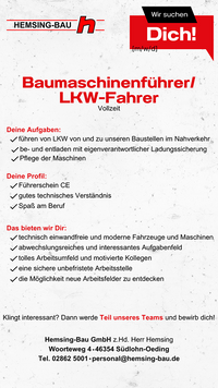 Baumaschinenf&uuml;hrerLKW-Fahrer - Internetseite